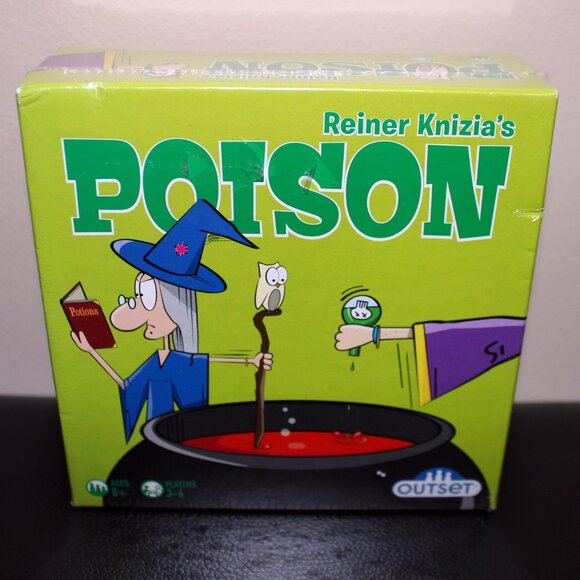 3/55❤️new sealed Reiner Knizia's POISON card game👑🛡️Ages 8+ 👑🛡️Outset Media - Picture 7 of 10